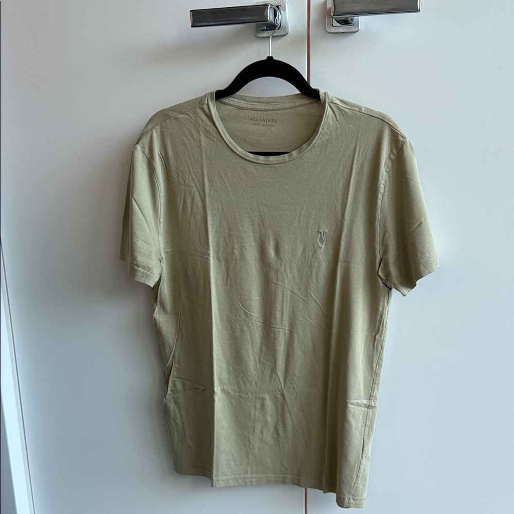 All Saints Sage Green Short Sleeve Tee